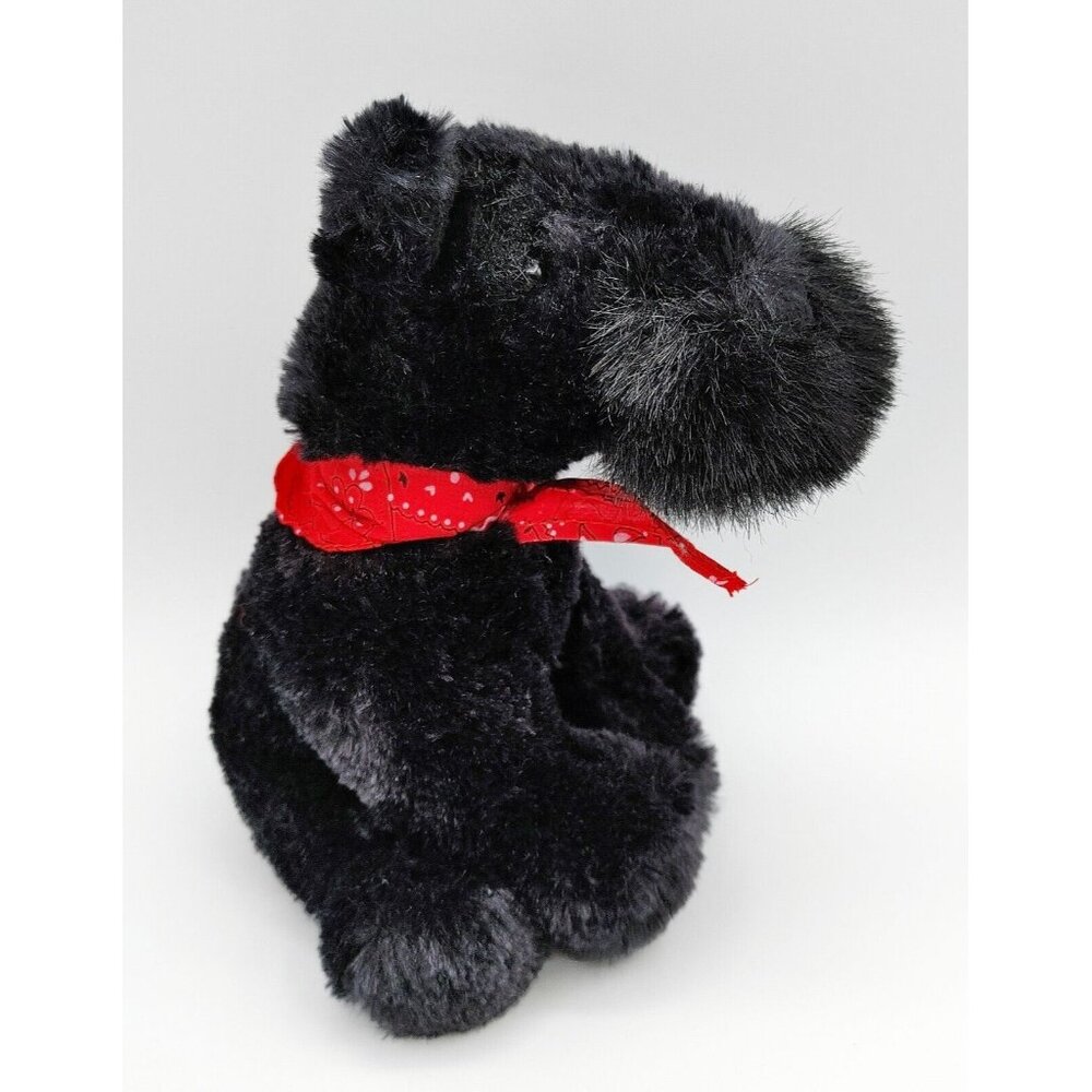 Animal Adventure  Scottish Terrier Black Puppy Dog 7" Plush Stuffed 2006 Rare